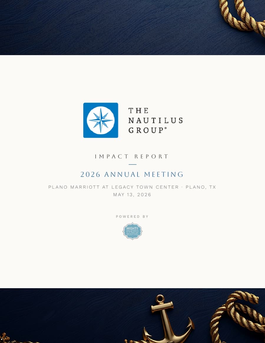 NYL Nautilus 2026 Annual Meeting impact report cover