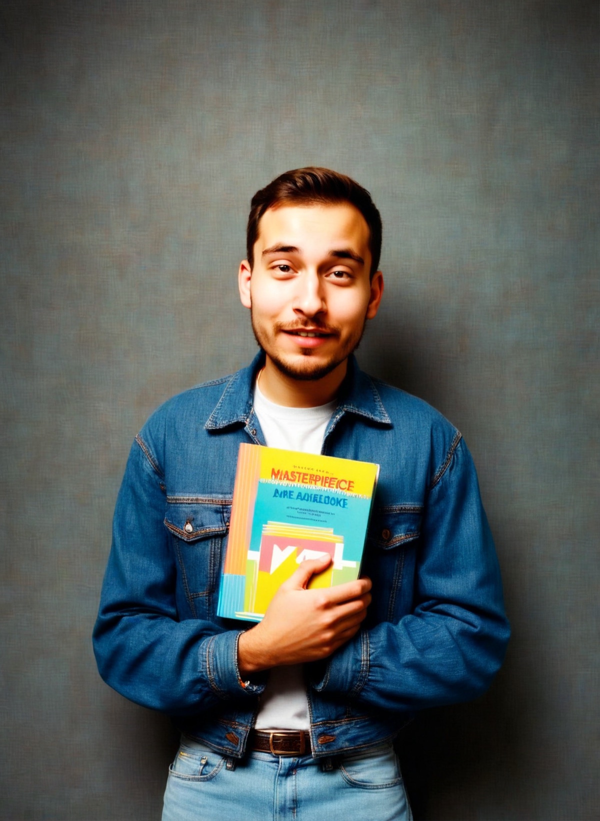 AI 90s yearbook photo booth output from a Dallas event, guest reimagined as a vintage yearbook portrait